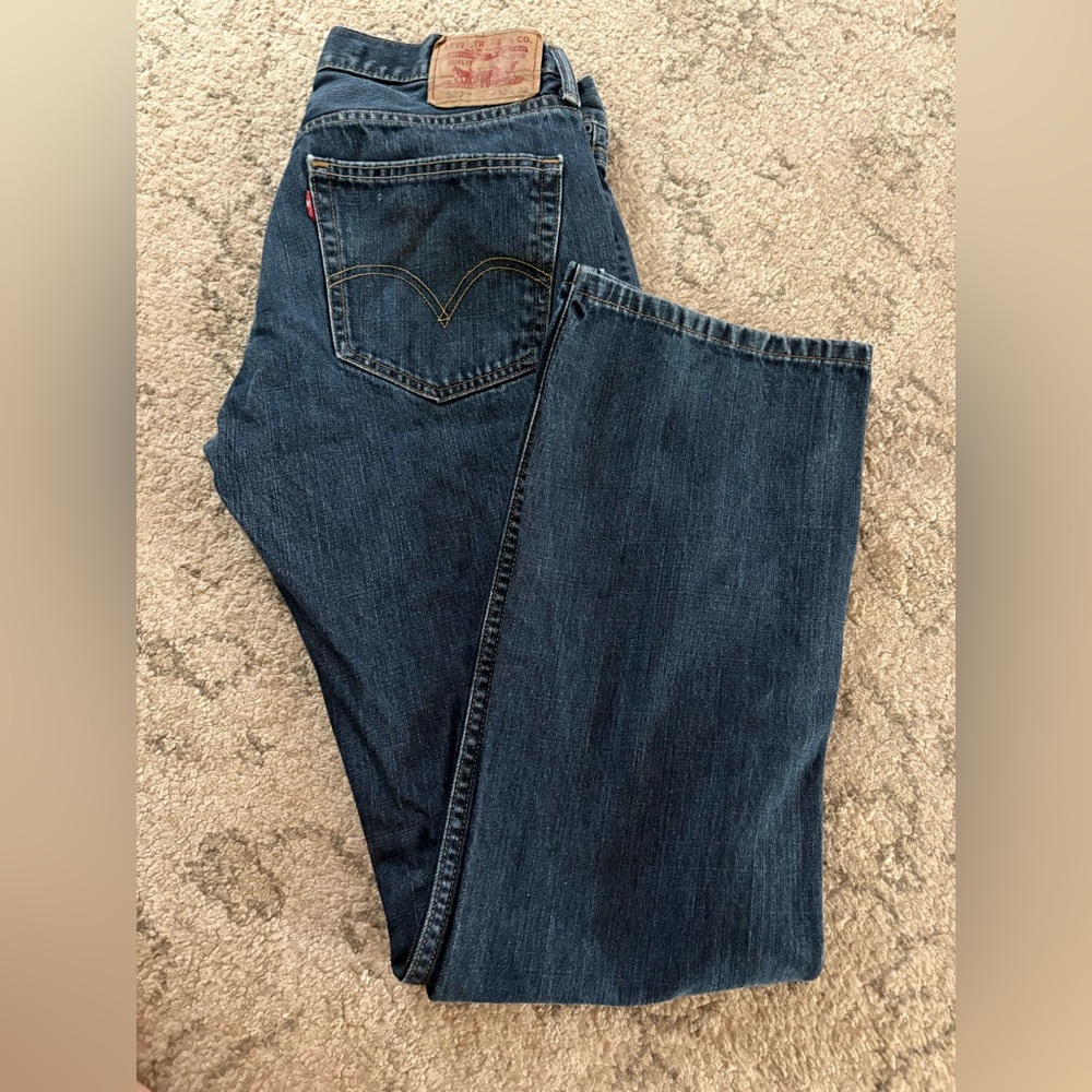 Levi’s 527 Boot Cut Jeans 33x32 Dark Wash Denim
